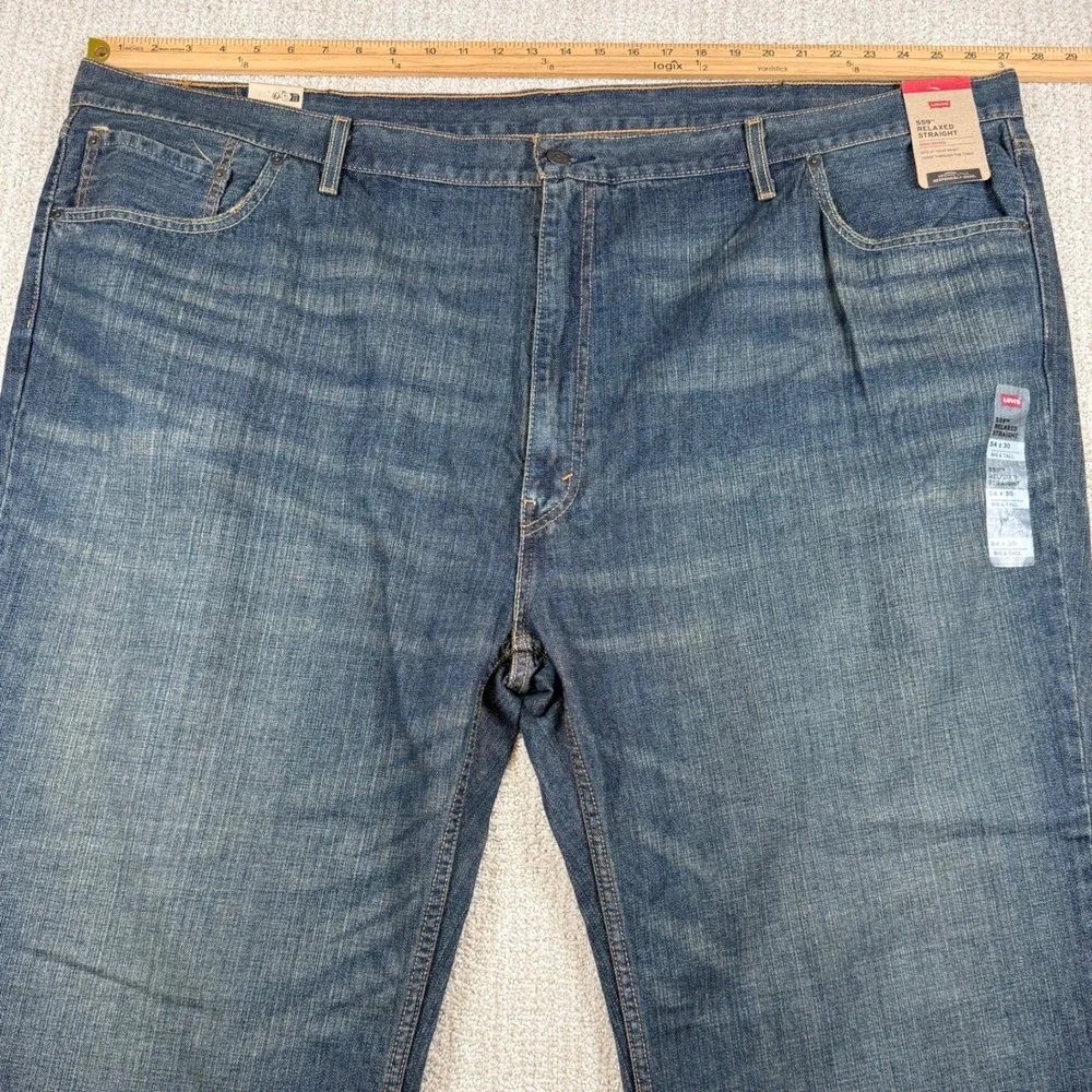 NEW Levi's 559 Mens 54x30 Relaxed Straight Leg Denim Blue Jeans